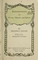 An illustration from Entertainments for home, church and school (1910)