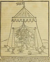 An illustration from En tibi lector Robertum Valturium ... De re militari libris XII : multò emaculatius, ac picturis, quae plurimae in eo sunt, elegantioribus expressum, quàm cùm Veronae ... anno M.cccclxxxiii. inuulgaretur (1534)