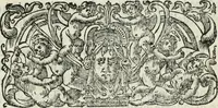 An illustration from Entrata solenne in Milano dell'ill.mo e reu.mo monsignore conte Alfonso Litta arciuescouo : seguita a 17. nouembre 1652, con gli apparati di essa (1652)