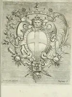 An illustration from Entrata solenne in Milano dell'ill.mo e reu.mo monsignore conte Alfonso Litta arciuescouo : seguita a 17. nouembre 1652, con gli apparati di essa (1652)
