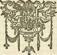An illustration from Entree de tres haut et tres puissant prince Henry de Bourbon, prince de Condé ... en la ville de Diion, le trentiesme du mois de septembre, mil six cens trente deux (1632)
