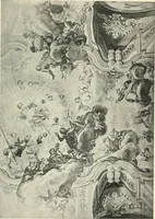 An illustration from Die Entwicklung der barocken Decken-malerei in Tirol. Mit 44 Tafeln und 6 Doppeltafeln (1912)