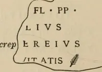 Picture 6 of 20 from Ephemeris Epigraphica; Corporis inscriptionum latinarum supplementum. Edita iussu Instituti archaeologici Romani (1872), leaf 141