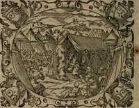 An illustration from Epigrammata Philippi Melanthonis selectiora : formvlis precvm, historiis, paraphrasi dictorum diuinorum, & sententijs grauissimis maxime insignia (1583)