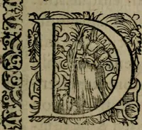 An illustration from Epigrammata Philippi Melanthonis selectiora : formvlis precvm, historiis, paraphrasi dictorum diuinorum, & sententijs grauissimis maxime insignia (1583)