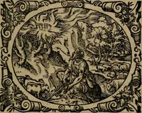 An illustration from Epigrammata Philippi Melanthonis selectiora : formvlis precvm, historiis, paraphrasi dictorum diuinorum, & sententijs grauissimis maxime insignia (1583)