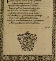 Picture 266 of 389 from Epigrammata Philippi Melanthonis selectiora : formvlis precvm, historiis, paraphrasi dictorum diuinorum, & sententijs grauissimis maxime insignia (1583), leaf 408