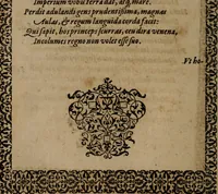 Picture 279 of 389 from Epigrammata Philippi Melanthonis selectiora : formvlis precvm, historiis, paraphrasi dictorum diuinorum, & sententijs grauissimis maxime insignia (1583), leaf 433
