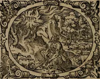 An illustration from Epigrammata Philippi Melanthonis selectiora : formvlis precvm, historiis, paraphrasi dictorum diuinorum, & sententijs grauissimis maxime insignia (1583)