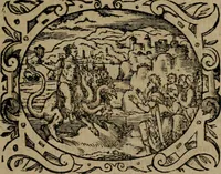 An illustration from Epigrammata Philippi Melanthonis selectiora : formvlis precvm, historiis, paraphrasi dictorum diuinorum, & sententijs grauissimis maxime insignia (1583)