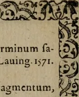 Picture 386 of 389 from Epigrammata Philippi Melanthonis selectiora : formvlis precvm, historiis, paraphrasi dictorum diuinorum, & sententijs grauissimis maxime insignia (1583), leaf 614