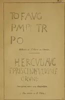 An illustration from Epigraphie romaine du Poitou & de la Saintonge (1888)