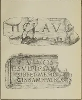 An illustration from Epigraphie romaine du Poitou & de la Saintonge (1888)