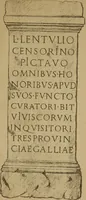 An illustration from Epigraphie romaine du Poitou & de la Saintonge (1888)