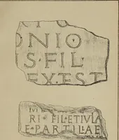 An illustration from Epigraphie romaine du Poitou & de la Saintonge (1888)