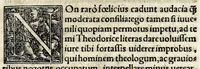 An illustration from Epistola Iohan. Eckii theologi, de ratione studiorum suorũ : scripta anno M. D. XXXVIII., nunc uero primum aedita. Alia epistola de obitv Ioan. Eckii theologi, aduersus calumniã Viti Theodorici ecclesiastae Nornbergensis (1543)