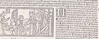 An illustration from Epistole Heroides Publii Ouidii Nasonis : dilgenti castgatione exculte, aptissimisq[ue] figuris ornate (1536)