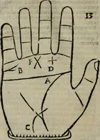 An illustration from Epitoma chyromantico di Patritio Tricasso da Cerasari Mantouano : nel quale si contiene tutte l'opere per esso Tricasso in questa scientia composte, con assai figure, & dichiarationi agiunte ; facilissimo ad imparare, & in breuissimo tempo (1538)
