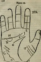 An illustration from Epitoma chyromantico di Patritio Tricasso da Cerasari Mantouano : nel quale si contiene tutte l'opere per esso Tricasso in questa scientia composte, con assai figure, & dichiarationi agiunte ; facilissimo ad imparare, & in breuissimo tempo (1538)