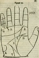 An illustration from Epitoma chyromantico di Patritio Tricasso da Cerasari Mantouano : nel quale si contiene tutte l'opere per esso Tricasso in questa scientia composte, con assai figure, & dichiarationi agiunte ; facilissimo ad imparare, & in breuissimo tempo (1538)