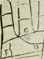 An illustration from Epitoma chyromantico di Patritio Tricasso da Cerasari Mantouano : nel quale si contiene tutte l'opere per esso Tricasso in questa scientia composte, con assai figure, & dichiarationi agiunte ; facilissimo ad imparare, & in breuissimo tempo (1538)