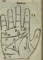 An illustration from Epitoma chyromantico di Patritio Tricasso da Cerasari Mantouano : nel quale si contiene tutte l'opere per esso Tricasso in questa scientia composte, con assai figure, & dichiarationi agiunte ; facilissimo ad imparare, & in breuissimo tempo (1538)