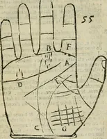An illustration from Epitoma chyromantico di Patritio Tricasso da Cerasari Mantouano : nel quale si contiene tutte l'opere per esso Tricasso in questa scientia composte, con assai figure, & dichiarationi agiunte ; facilissimo ad imparare, & in breuissimo tempo (1538)