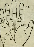 An illustration from Epitoma chyromantico di Patritio Tricasso da Cerasari Mantouano : nel quale si contiene tutte l'opere per esso Tricasso in questa scientia composte, con assai figure, & dichiarationi agiunte ; facilissimo ad imparare, & in breuissimo tempo (1538)