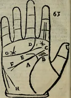 An illustration from Epitoma chyromantico di Patritio Tricasso da Cerasari Mantouano : nel quale si contiene tutte l'opere per esso Tricasso in questa scientia composte, con assai figure, & dichiarationi agiunte ; facilissimo ad imparare, & in breuissimo tempo (1538)