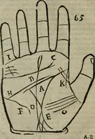 An illustration from Epitoma chyromantico di Patritio Tricasso da Cerasari Mantouano : nel quale si contiene tutte l'opere per esso Tricasso in questa scientia composte, con assai figure, & dichiarationi agiunte ; facilissimo ad imparare, & in breuissimo tempo (1538)