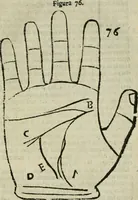 An illustration from Epitoma chyromantico di Patritio Tricasso da Cerasari Mantouano : nel quale si contiene tutte l'opere per esso Tricasso in questa scientia composte, con assai figure, & dichiarationi agiunte ; facilissimo ad imparare, & in breuissimo tempo (1538)