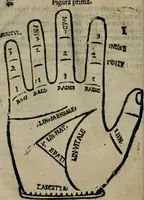An illustration from Epitoma chyromantico di Patritio Tricasso da Cerasari Mantouano : nel quale si contiene tutte l'opere per esso Tricasso in questa scientia composte, con assai figure, & dichiarationi agiunte ; facilissimo ad imparare, & in breuissimo tempo (1538)