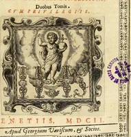 Picture 2 of 6 from Epitome Annalium ecclesiasticorum Cæsaris Baronii... (1602), leaf 4
