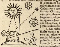 An illustration from Epitome astronomiae copernicanae, usitatâ formâ quaestionum & responsionum conscripta, inq; VII. libros digesta .. (1618)