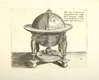 An illustration from Epitome cosmografica : o compendiosa introduttione all'astronomia, geografia, & idrografia, per l'uso, dilucidatione, e fabbrica delle sfere, globi, planisferj astrolabj, e tavole geografiche, e particolarmente degli stampati, e spiegati nelle publiche lettioni (1693)