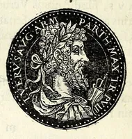 Picture 27 of 105 from Epitome dv thresor des antiqvitez, c'est à dire, Pourtraits des vrayes medailles des empp. tant d'Orient que d'Occident (1553), leaf 128