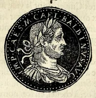 Picture 36 of 105 from Epitome dv thresor des antiqvitez, c'est à dire, Pourtraits des vrayes medailles des empp. tant d'Orient que d'Occident (1553), leaf 175