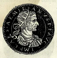 Picture 39 of 105 from Epitome dv thresor des antiqvitez, c'est à dire, Pourtraits des vrayes medailles des empp. tant d'Orient que d'Occident (1553), leaf 189