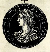 Picture 40 of 105 from Epitome dv thresor des antiqvitez, c'est à dire, Pourtraits des vrayes medailles des empp. tant d'Orient que d'Occident (1553), leaf 193