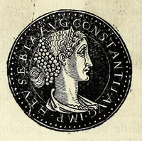 Picture 61 of 105 from Epitome dv thresor des antiqvitez, c'est à dire, Pourtraits des vrayes medailles des empp. tant d'Orient que d'Occident (1553), leaf 258