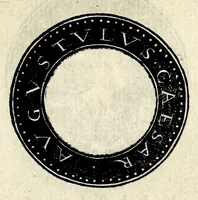 An illustration from Epitome dv thresor des antiqvitez, c'est à dire, Pourtraits des vrayes medailles des empp. tant d'Orient que d'Occident (1553)