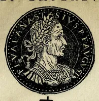 An illustration from Epitome dv thresor des antiqvitez, c'est à dire, Pourtraits des vrayes medailles des empp. tant d'Orient que d'Occident (1553)
