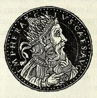 Picture 76 of 105 from Epitome dv thresor des antiqvitez, c'est à dire, Pourtraits des vrayes medailles des empp. tant d'Orient que d'Occident (1553), leaf 306