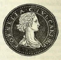 An illustration from Epitome dv thresor des antiqvitez, c'est à dire, Pourtraits des vrayes medailles des empp. tant d'Orient que d'Occident (1553)