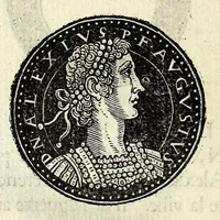 Picture 95 of 105 from Epitome dv thresor des antiqvitez, c'est à dire, Pourtraits des vrayes medailles des empp. tant d'Orient que d'Occident (1553), leaf 384