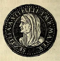An illustration from Epitome dv thresor des antiqvitez, c'est à dire, Pourtraits des vrayes medailles des empp. tant d'Orient que d'Occident (1553)