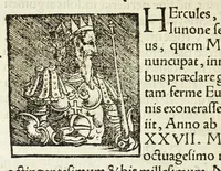 An illustration from Epitome regii ac vetvstissimi ortus sacrae caesarae ac Catholic̜e maiestatis, serenissimi quoq[ue] principis & domini, Dn. Ferdinandi, Vngariae ac Bohemiae regis, omniumq[ue] archiducum Austriae, ac Habsburgensium comitum (1530)