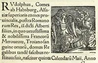 Picture 7 of 23 from Epitome regii ac vetvstissimi ortus sacrae caesarae ac Catholic̜e maiestatis, serenissimi quoq[ue] principis & domini, Dn. Ferdinandi, Vngariae ac Bohemiae regis, omniumq[ue] archiducum Austriae, ac Habsburgensium comitum (1530), leaf 51