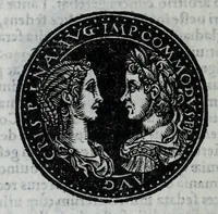 Picture 10 of 75 from Epitome thesavri antiqvitatvm, hoc est, Impp. Rom. orientalivm et occidentalivm iconum : ex antiquis numismatibus quam fidelissime deliniatarum, ex Musaeo Iacobi de Strada mantuani antiquarij (1557), leaf 164