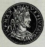 An illustration from Epitome thesavri antiqvitatvm, hoc est, Impp. Rom. orientalivm et occidentalivm iconum : ex antiquis numismatibus quam fidelissime deliniatarum, ex Musaeo Iacobi de Strada mantuani antiquarij (1557)